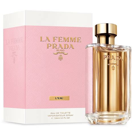 prada la femme l'eau eau de toilette 100 ml|prada la femme intense reviews.